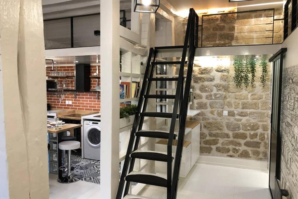 Loft Nazareth Quartier Du Marais Apartment Paris Bagian luar foto
